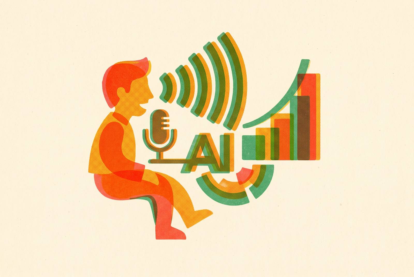 Cover illustration for “AI-powered speaking coaches that score recorded practice sessions”