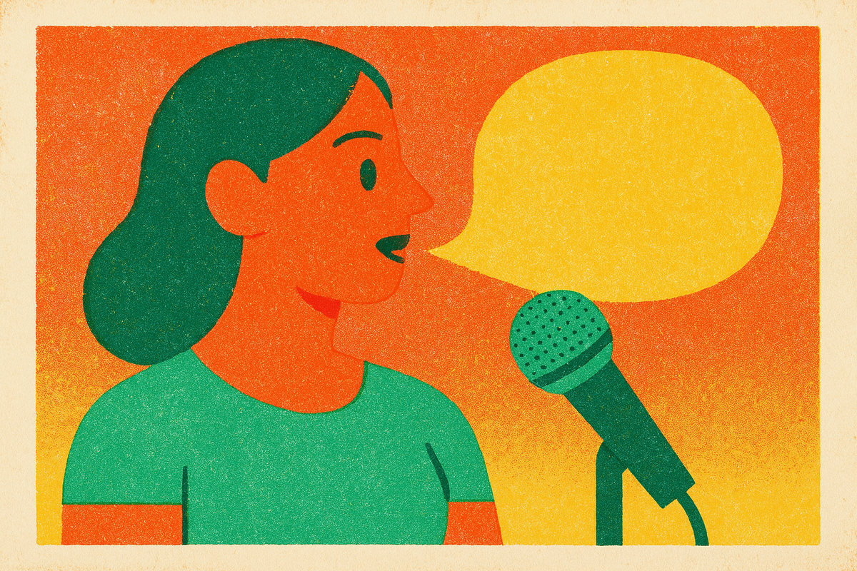 Cover illustration for “Tell Me About Yourself as a Verbal Performance Skill”