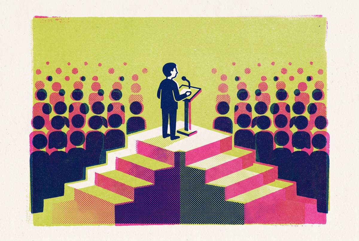 Cover illustration for “Exposure Therapy Protocols for Public Speaking Anxiety”
