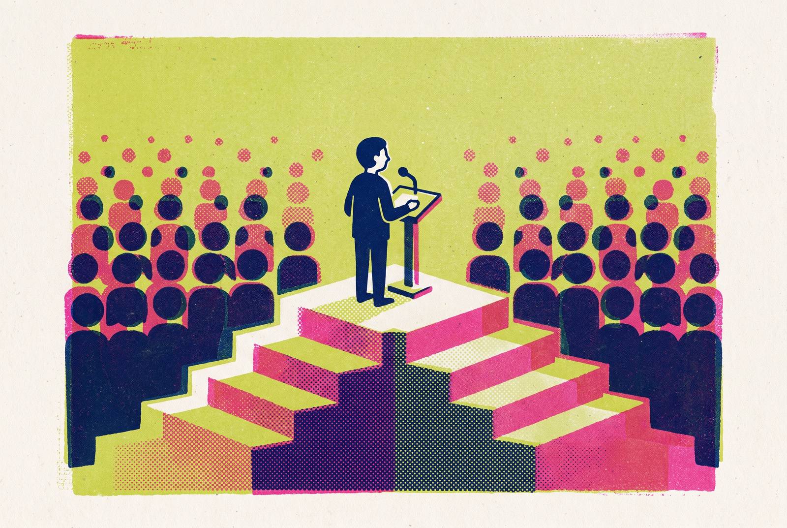 Cover illustration for “Exposure Therapy Protocols for Public Speaking Anxiety”
