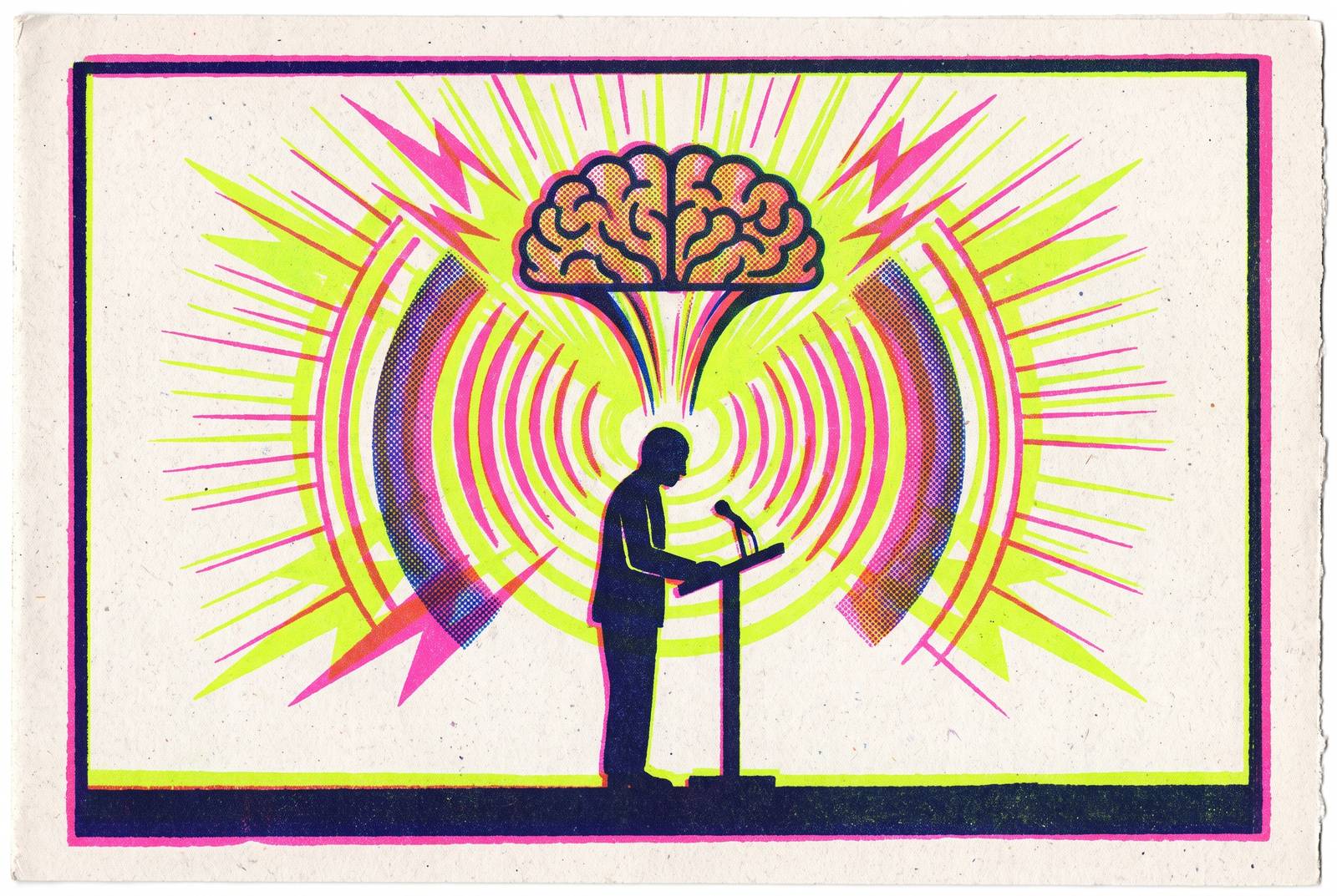 Cover illustration for “Amygdala Hijack During Public Speaking”
