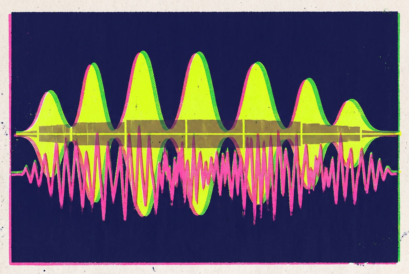 Cover illustration for “Acoustic Differences Between Confident and Anxious Speech”