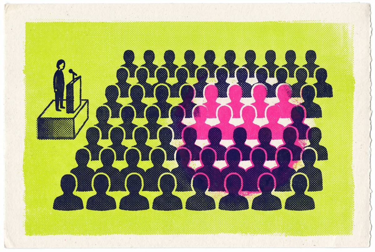 Cover illustration for “Glossophobia Prevalence Rates and Who Actually Has It”
