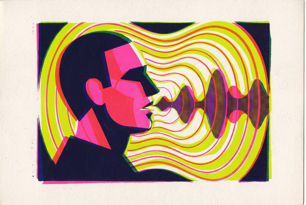 Cover illustration for “Vocal Pitch and Perceived Leadership in Speakers”