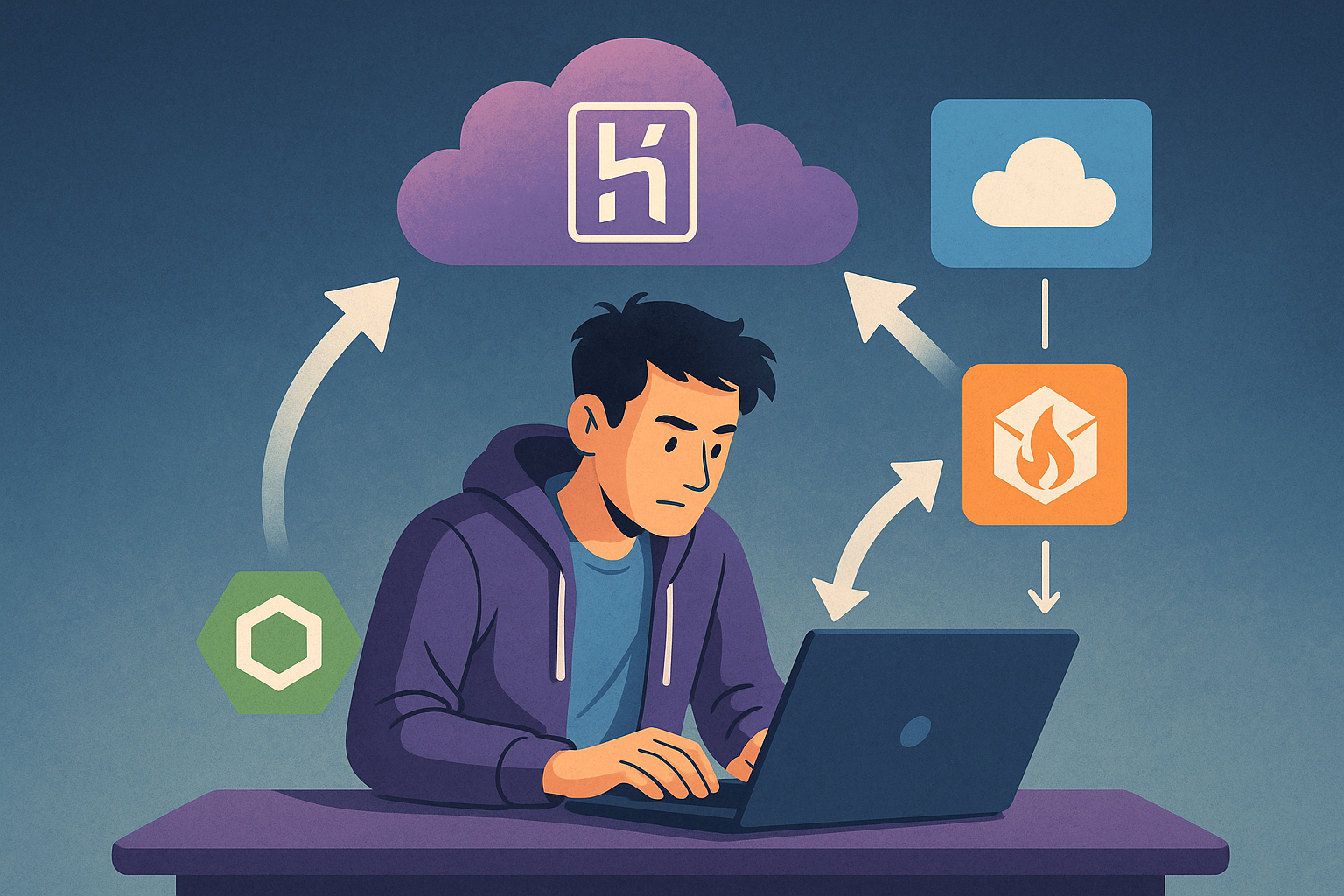 Cover illustration for “Heroku Alternatives for Startups in 2024”