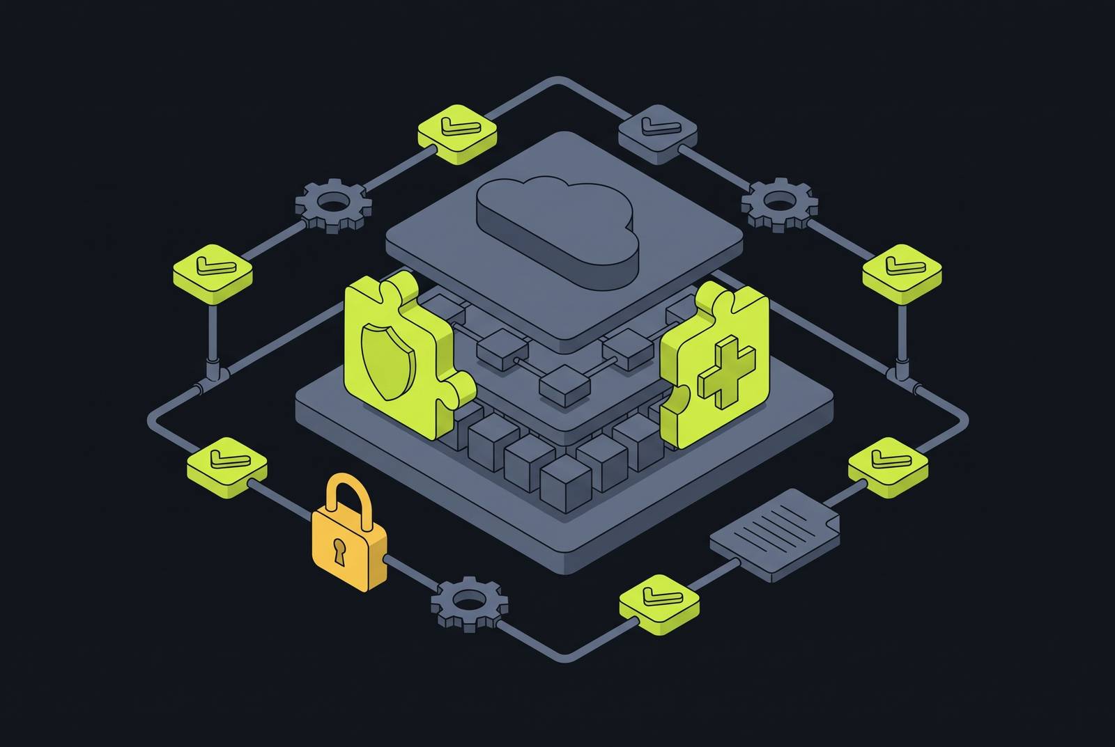 Cover illustration for “Compliance Automation Platforms That Bundle SOC 2 and HIPAA Into Cloud-Native Startup Stacks”