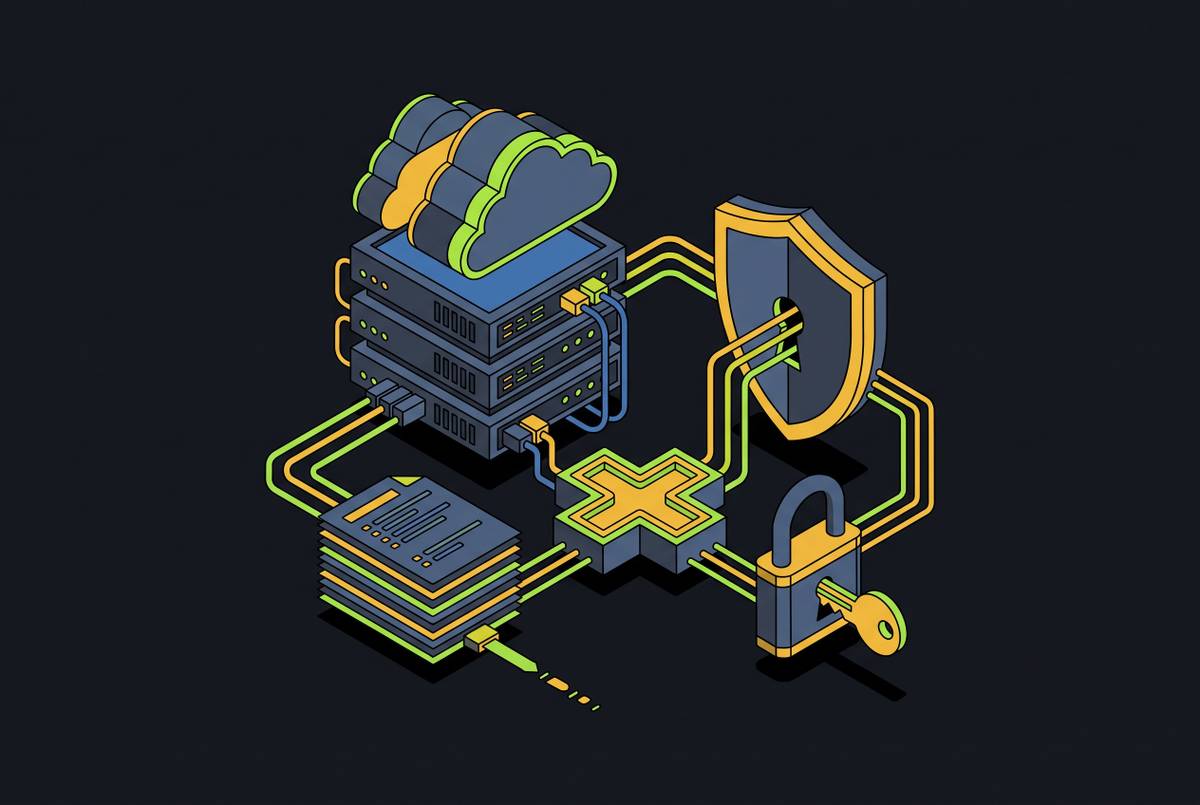 Cover illustration for “HIPAA Technical Safeguards for Cloud-Hosted Applications”