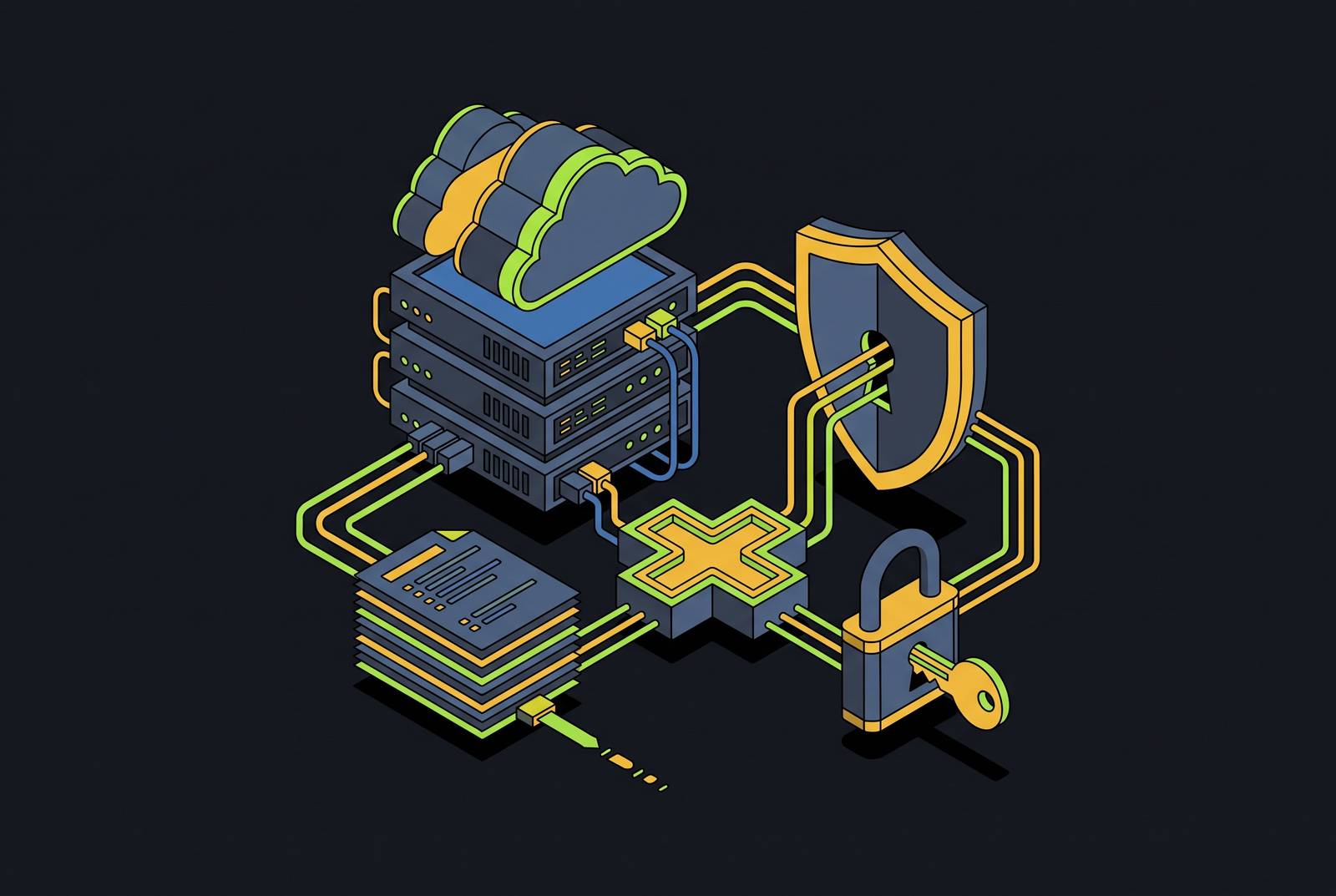 Cover illustration for “HIPAA Technical Safeguards for Cloud-Hosted Applications”