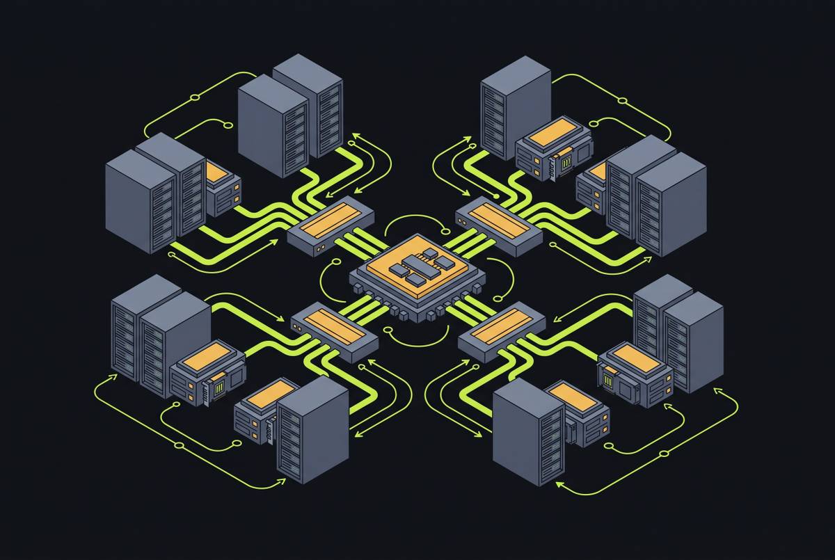 Cover illustration for “Achieving 99.99 Percent Uptime for AI Inference Services”