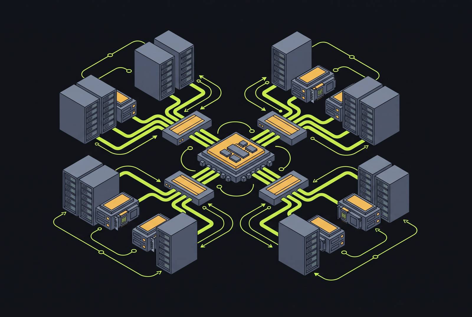 Cover illustration for “Achieving 99.99 Percent Uptime for AI Inference Services”