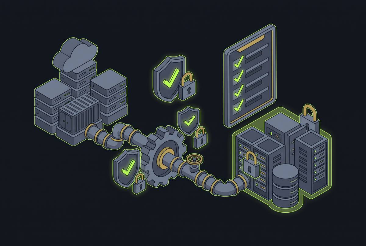 Cover illustration for “GCP-Native Tools That Automate SOC 2 and HIPAA Controls for SaaS Startups at Deployment”