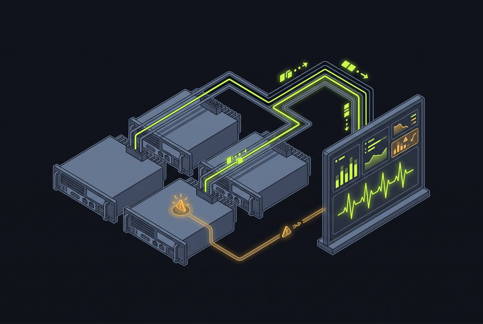 Cover illustration for “GPU Workload Monitoring and Failure Detection for AI Inference”