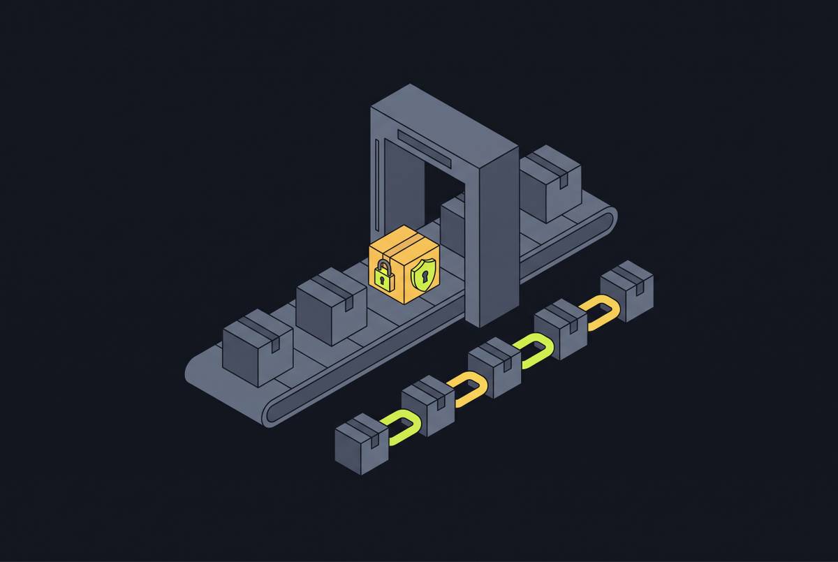 Cover illustration for “Supply Chain Security for AI Model Artifacts”
