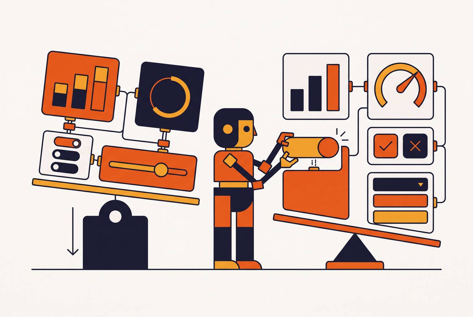 Cover illustration for “Internal Tooling Platforms Compared for Engineering Teams Without a Frontend Dev”