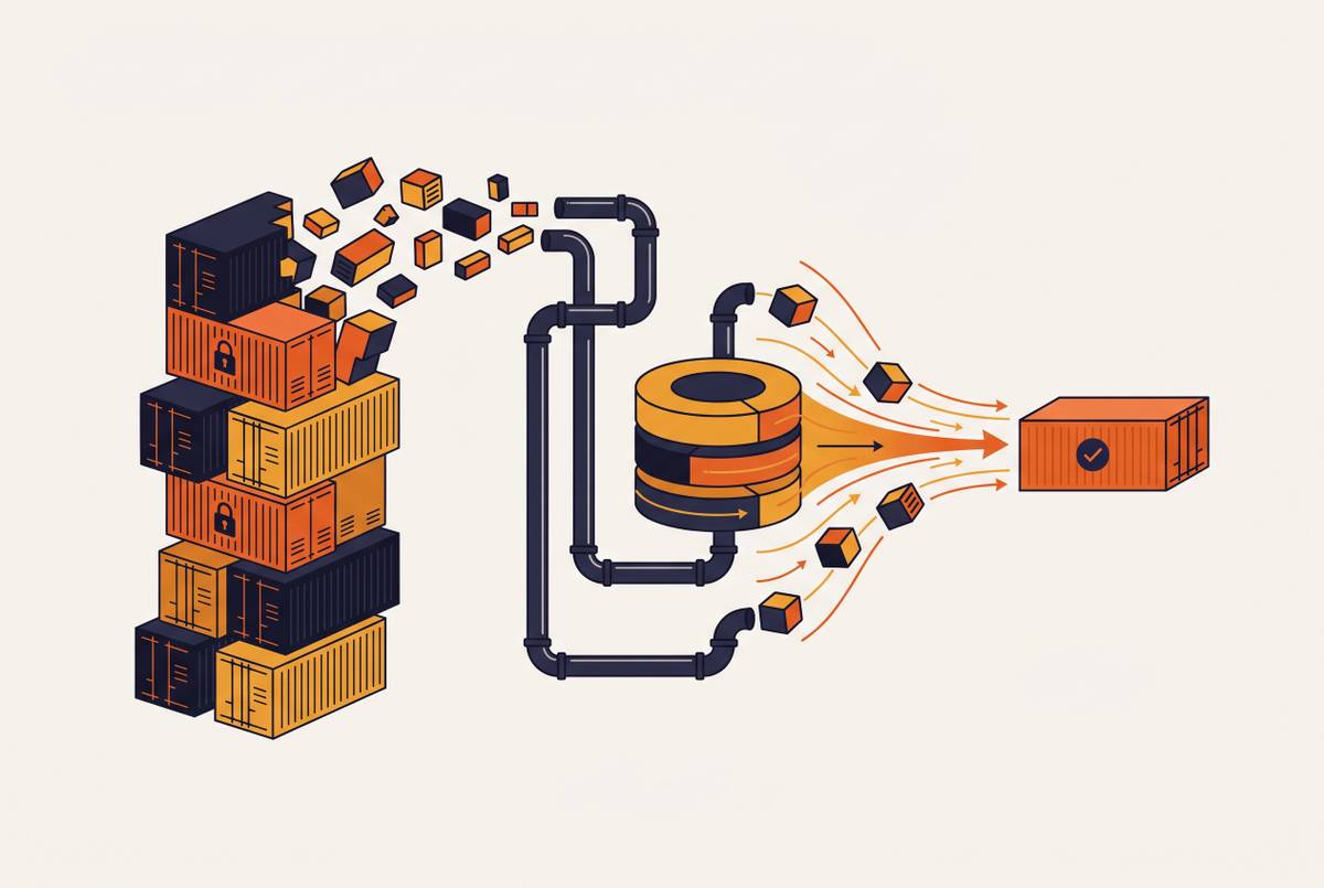 Cover illustration for “Build Cache Optimization for Docker in CI Pipelines”