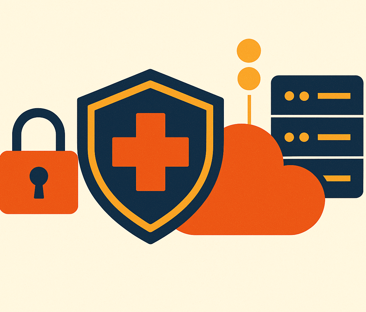 Cover illustration for “HIPAA Compliant Deployment Architecture on GCP”