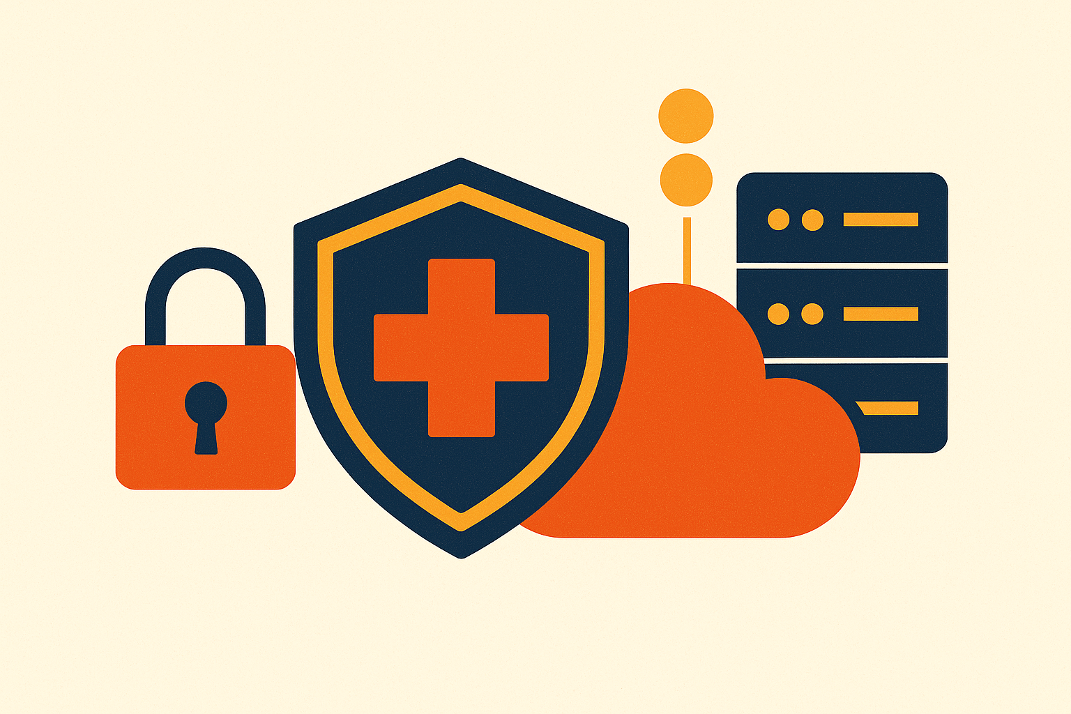 Cover illustration for “HIPAA Compliant Deployment Architecture on GCP”