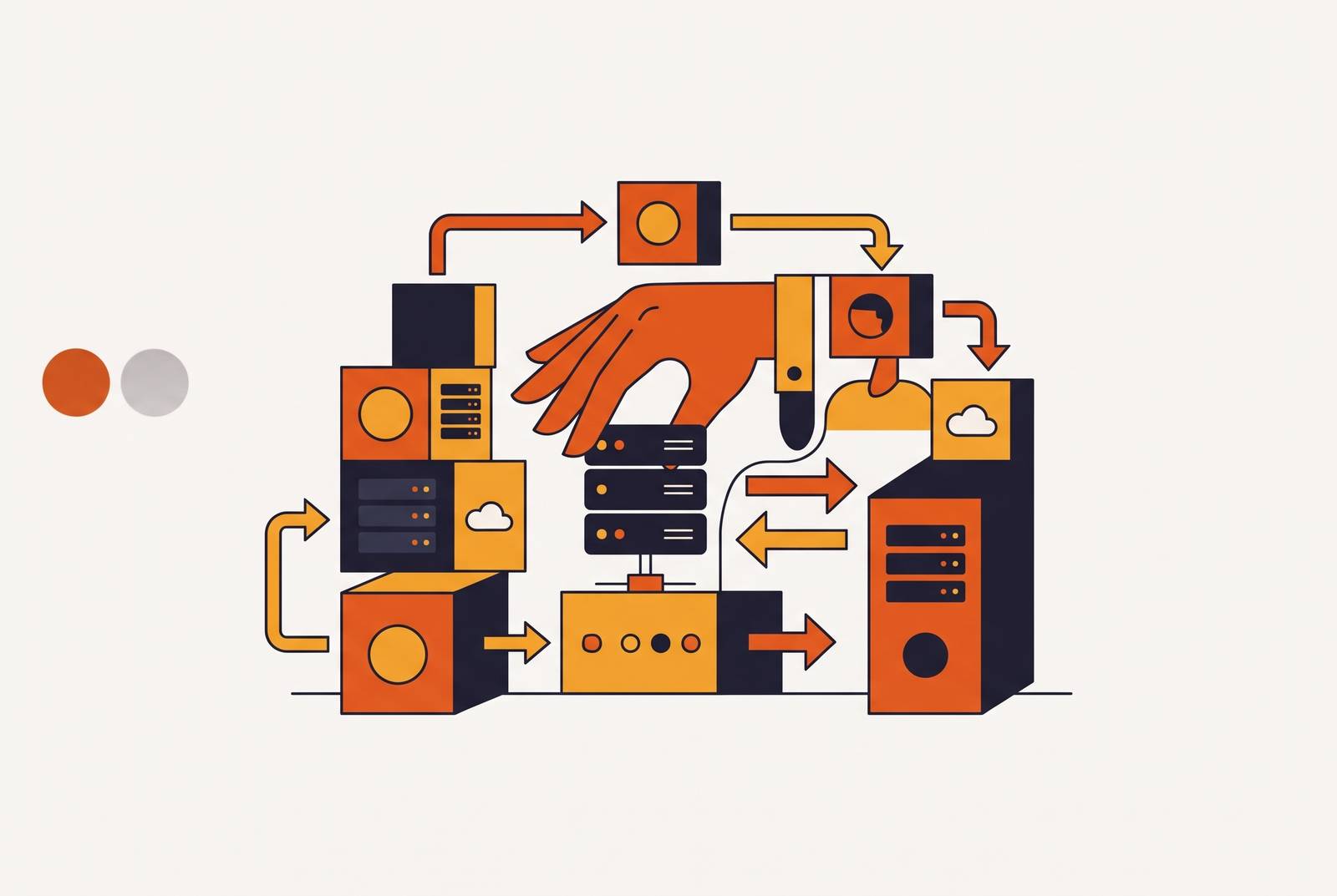 Cover illustration for “Platform Engineering for Startups Without a DevOps Hire”