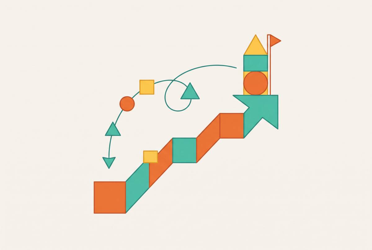 Cover illustration for “Milestone Design for ADHD Momentum and Dopamine Return”