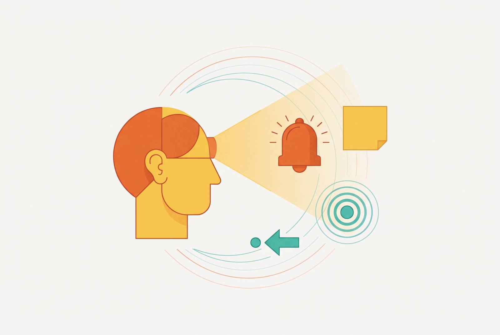 Cover illustration for “Cue Design for Variable ADHD Attention”