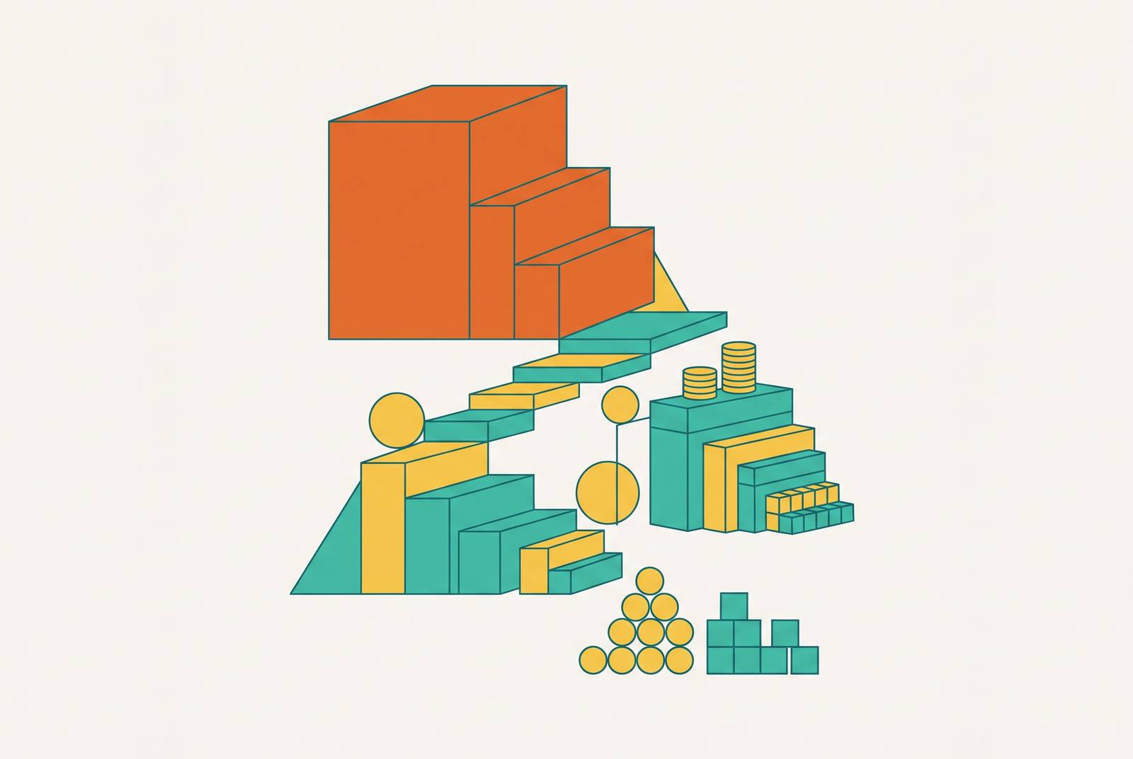 Cover illustration for “Financial Goal Breakdown Strategies for Adults With ADHD”