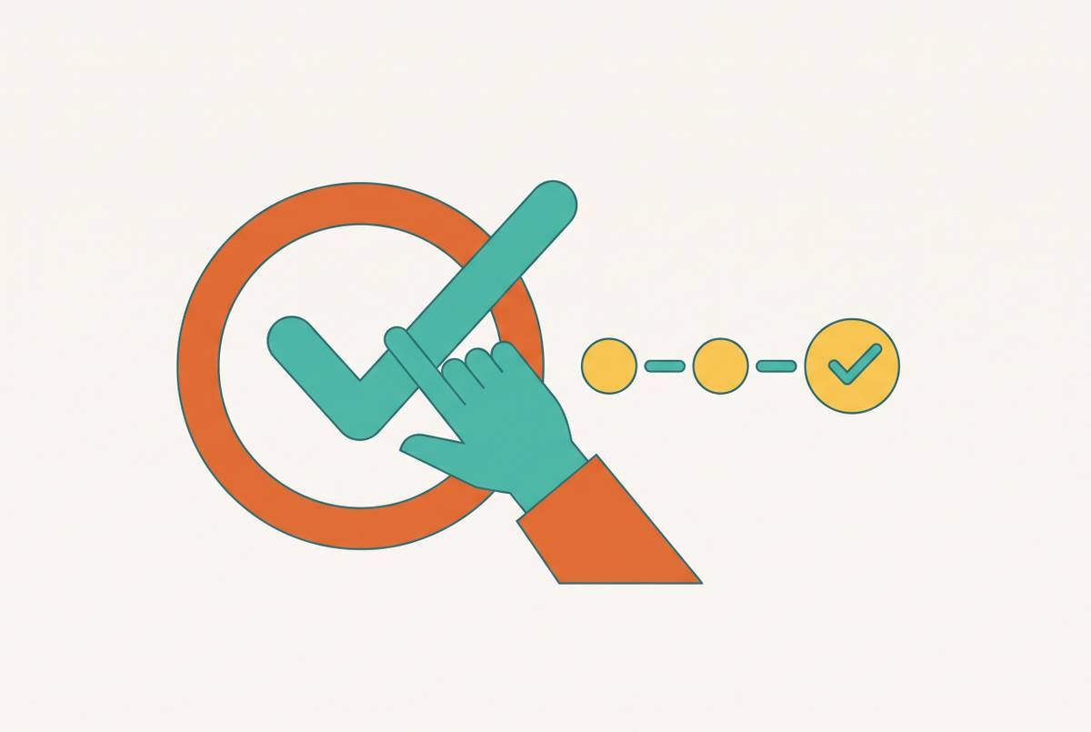 Cover illustration for “Low-Friction Habit Tracking Methods for ADHD Adults”