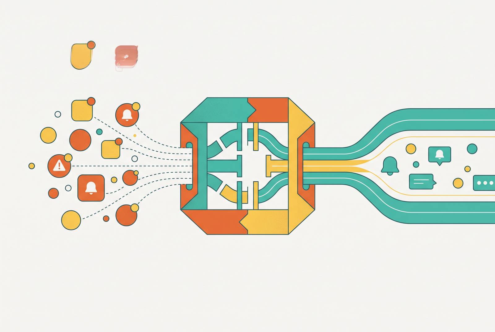 Cover illustration for “Digital Notification Architecture for ADHD Attention Management”