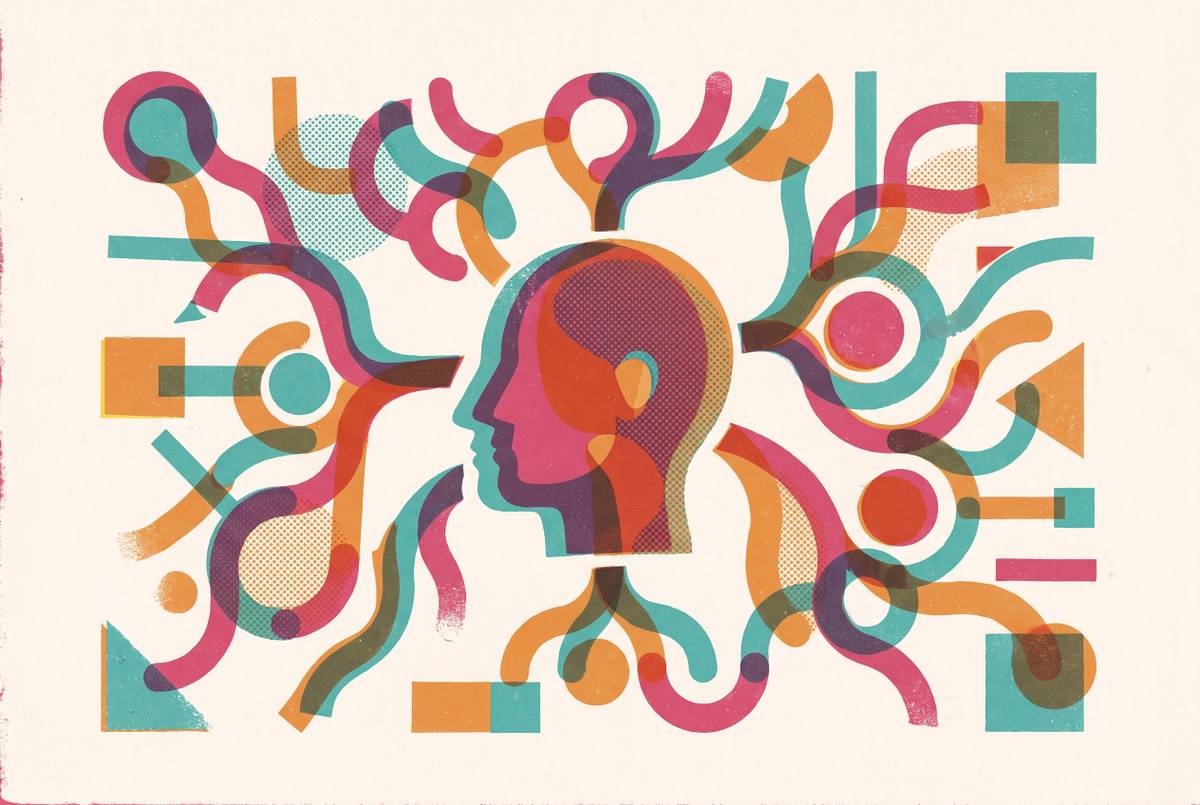 Cover illustration for “ADHD and Divergent Thinking in Creative Fields”