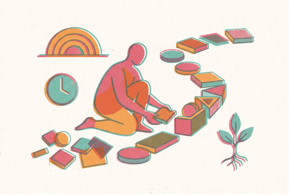 Cover illustration for “Building a Post-Diagnosis Routine When You Are Starting From Zero”
