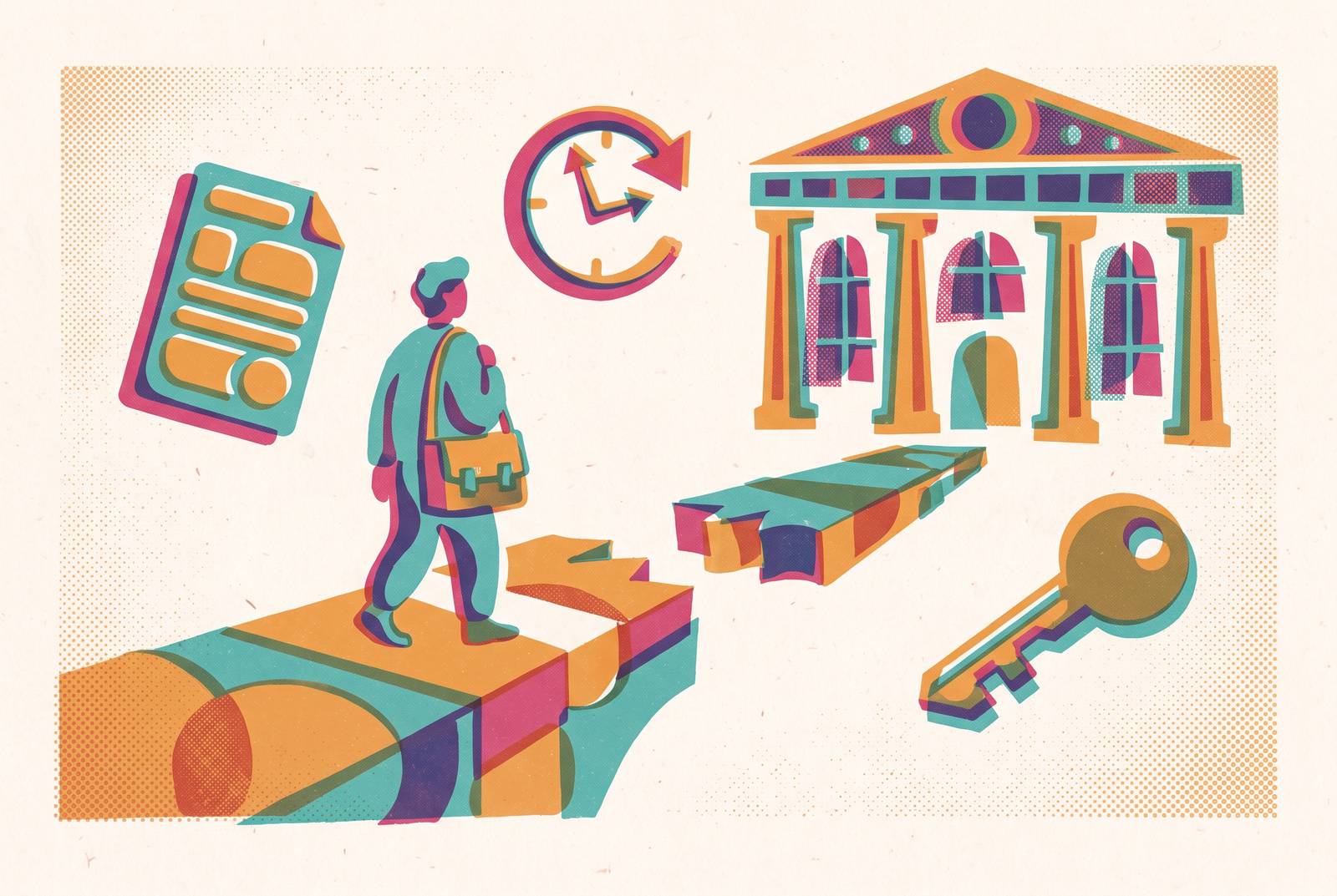 Cover illustration for “College Disability Services and ADHD Accommodation Gaps”