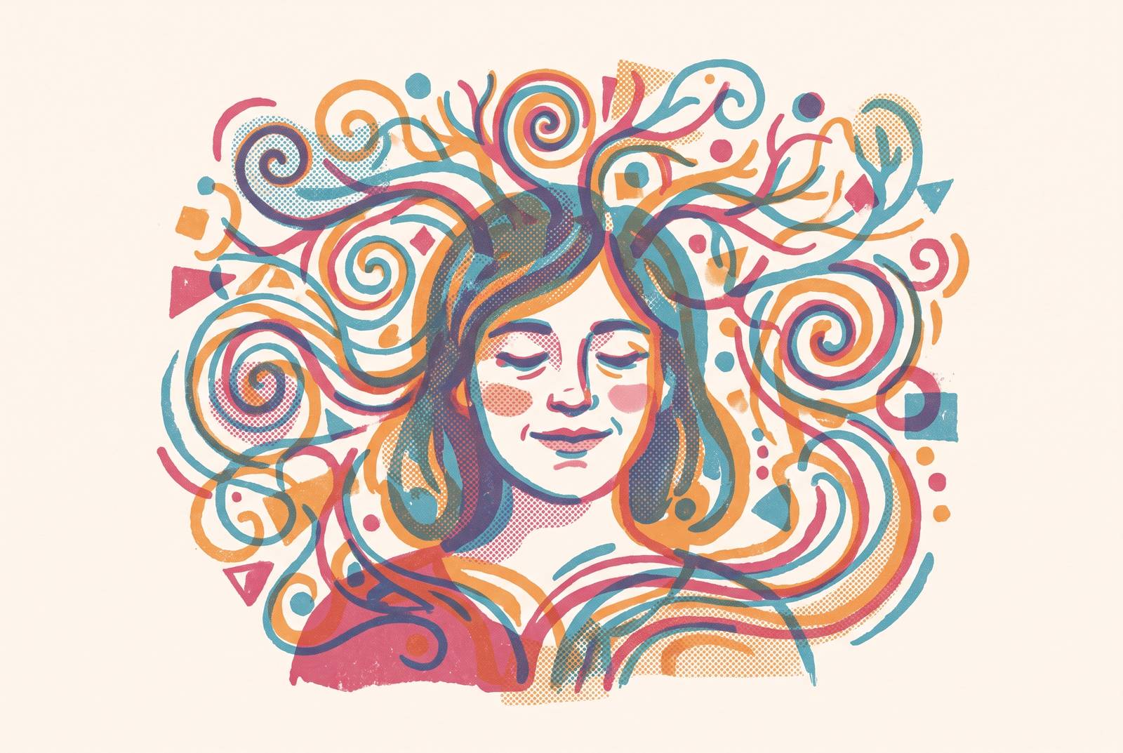 Cover illustration for “ADHD Diagnosis in Women Over 30”
