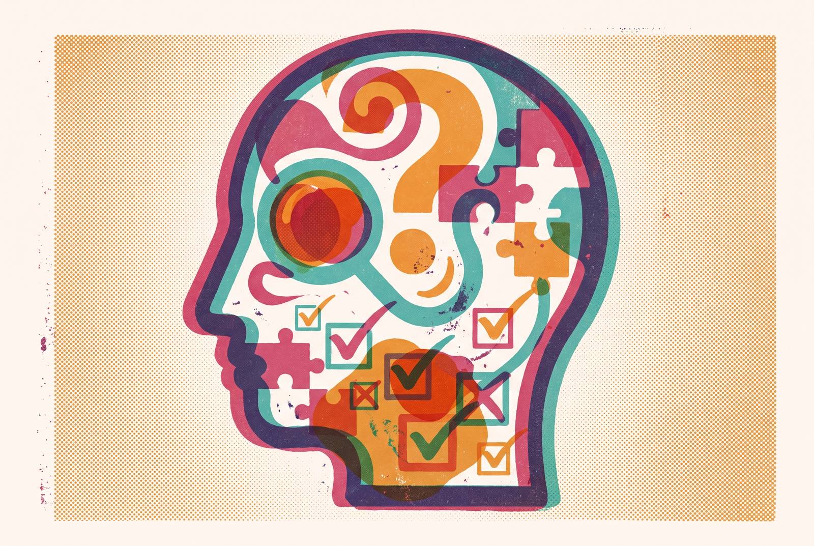 Cover illustration for “ADHD Self-Diagnosis in Adults Before Official Assessment”