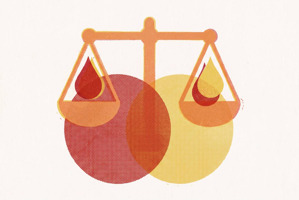 Cover illustration for “Zinc and Copper Balance in Blood Test Results”