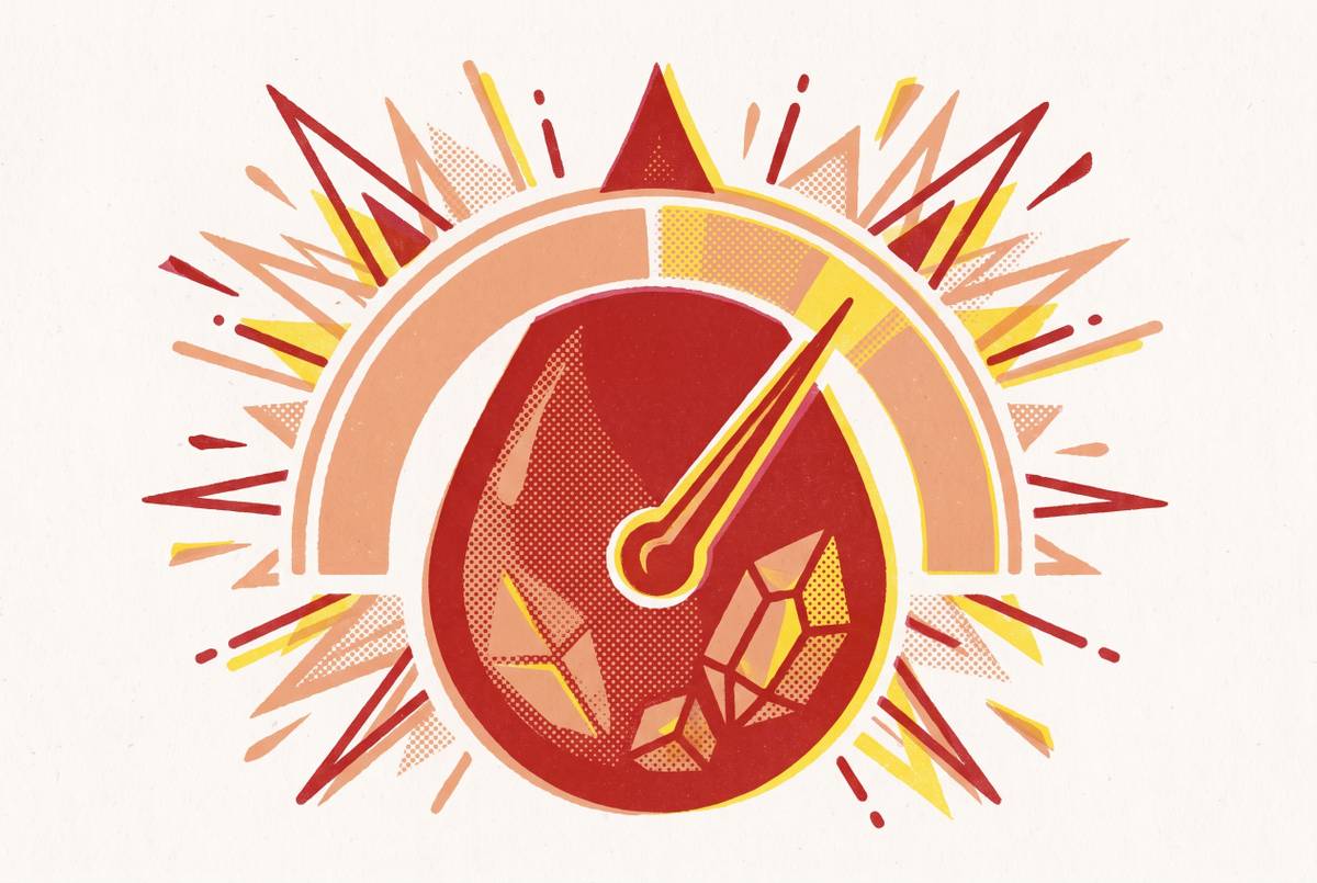 Cover illustration for “Optimal Ferritin Range for Energy and Iron Status”