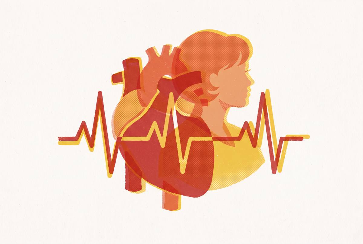 Cover illustration for “Preventive Cardiovascular Testing for Women Under 50”