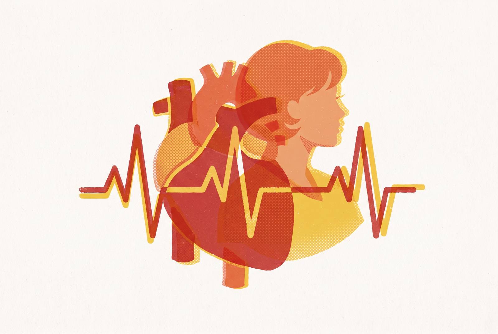 Cover illustration for “Preventive Cardiovascular Testing for Women Under 50”