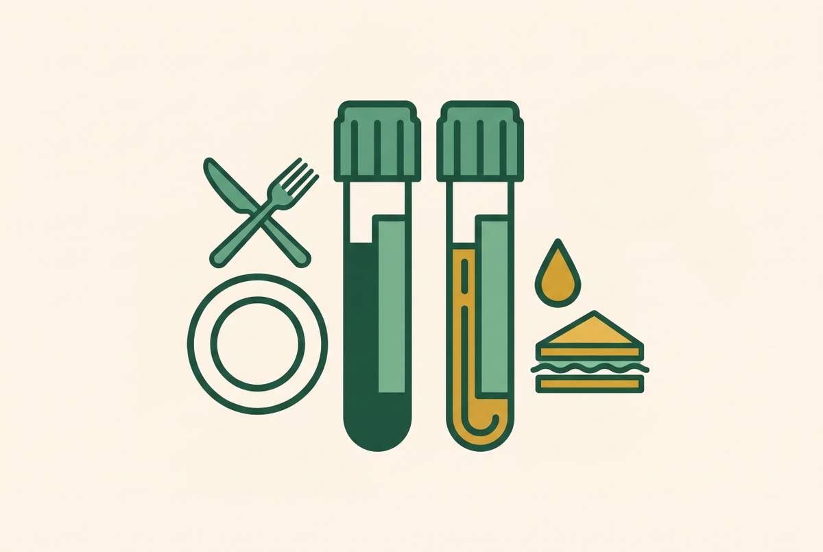 Cover illustration for “Fasting vs. Non-Fasting Lab Draw Protocols”