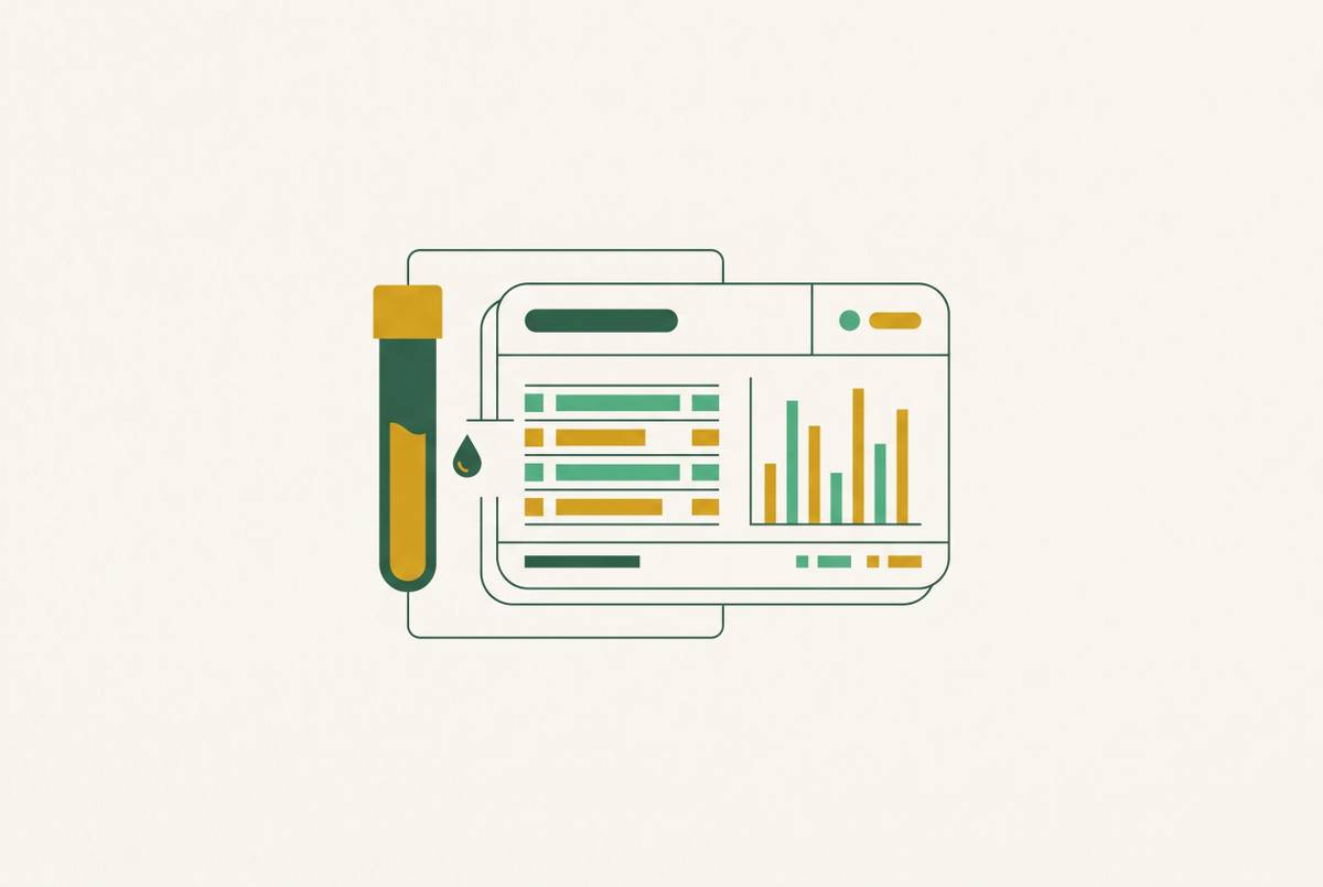 Cover illustration for “Building a Personal Health Data Record From Lab Results”