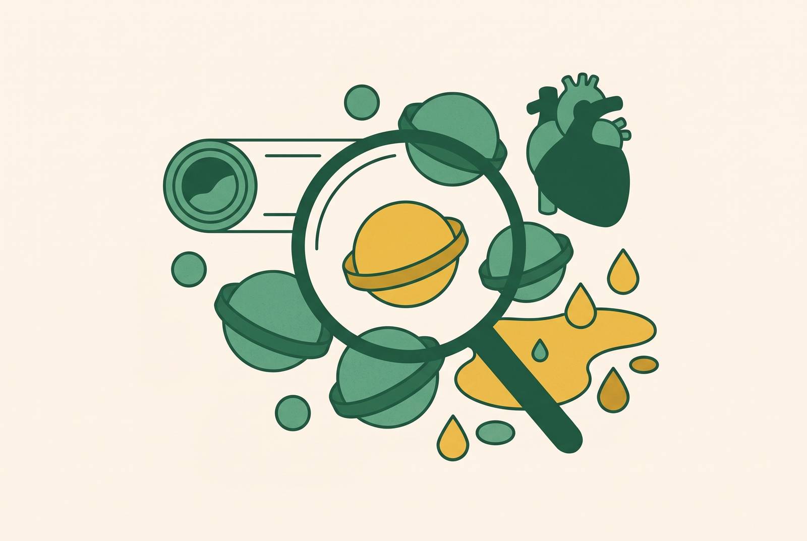 Cover illustration for “ApoB as a Cardiovascular Risk Marker Beyond Standard Cholesterol”