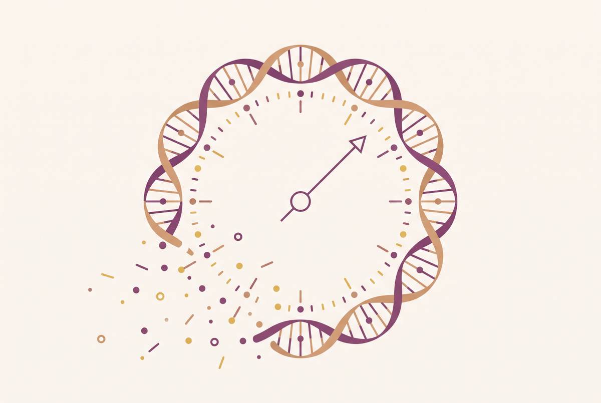 Cover illustration for “Epigenetic Clocks and Drift Explained”