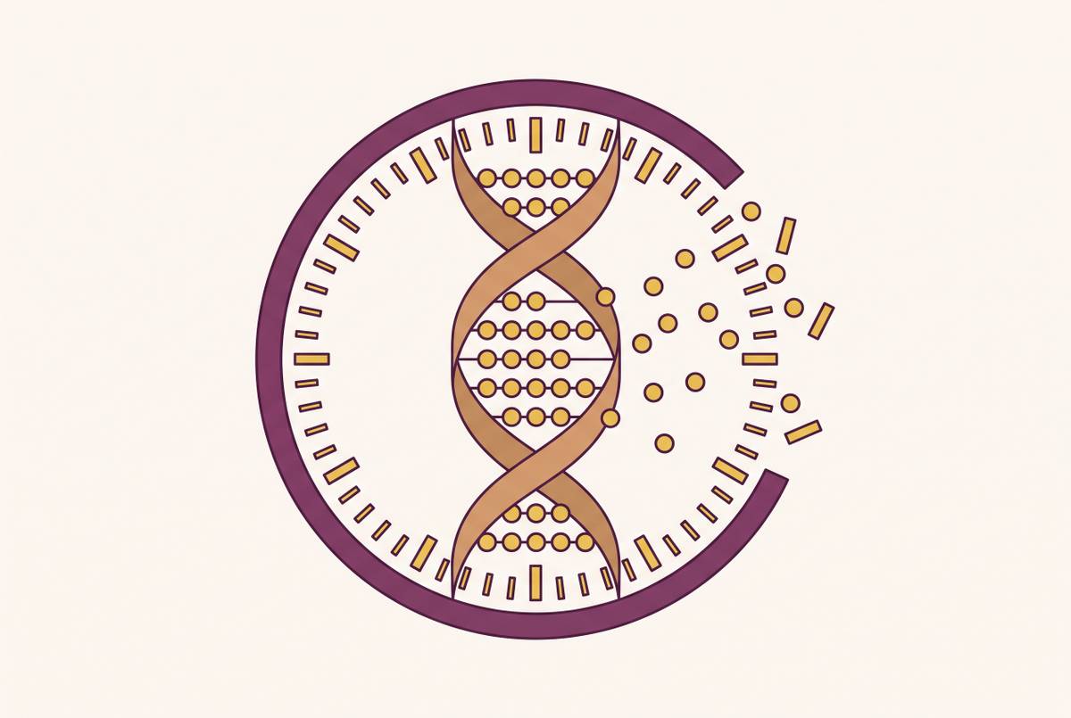 Cover illustration for “Epigenetic Clocks and Drift Explained”