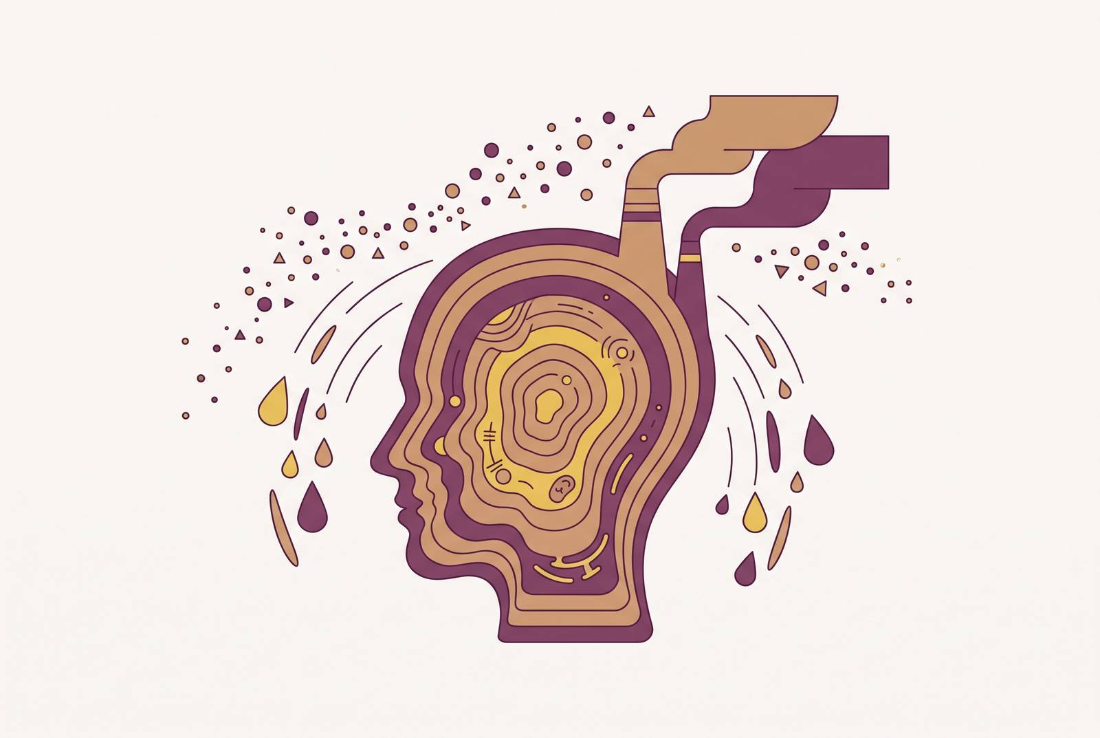 Cover illustration for “Environmental Toxicant Exposure and Accelerated Aging”