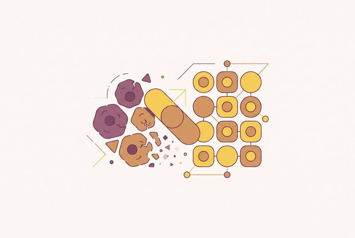 Cover illustration for “Senolytics in Human Clinical Trials”