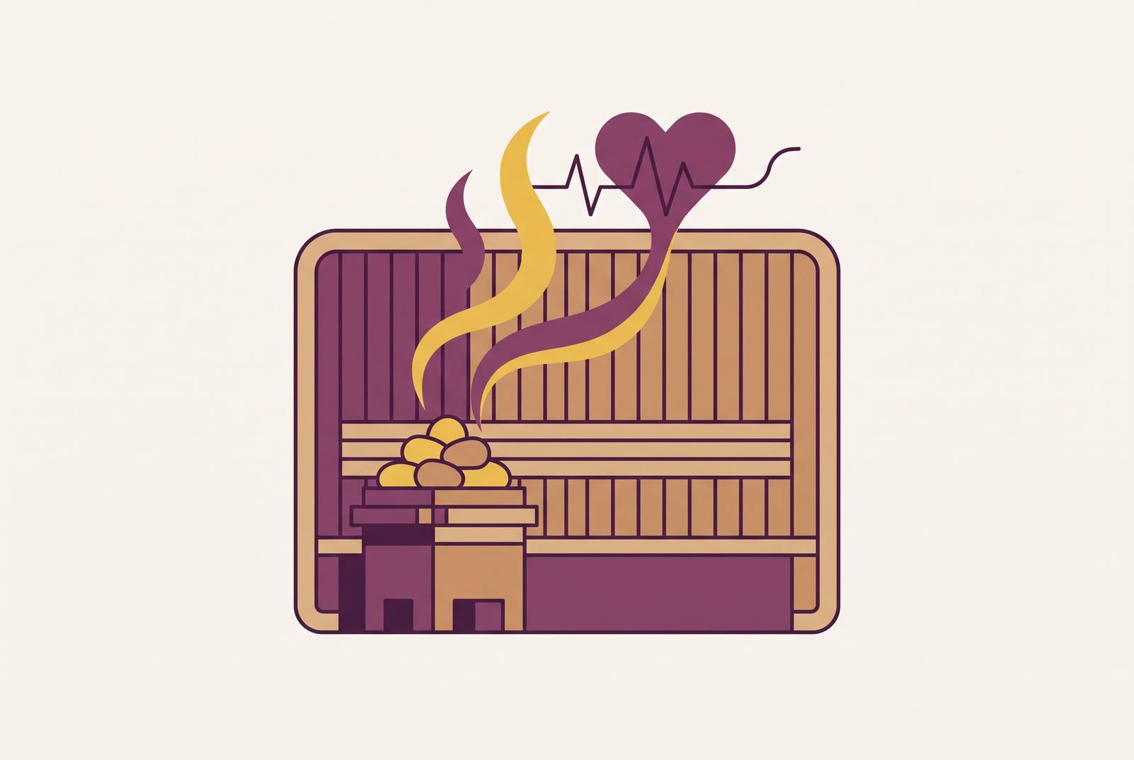 Cover illustration for “Sauna Use and Cardiovascular Aging Outcomes”