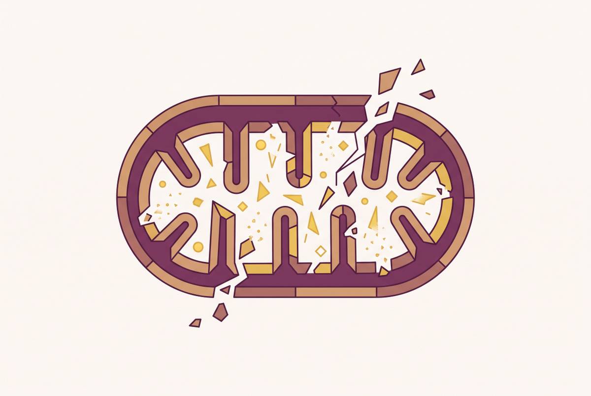 Cover illustration for “Mitochondrial Dysfunction as an Aging Driver”