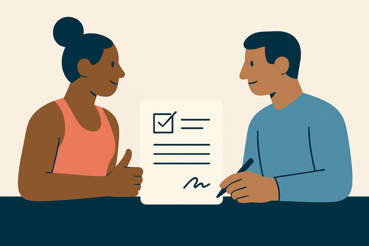 Cover illustration for “Fitness Accountability Partner Agreement Templates”