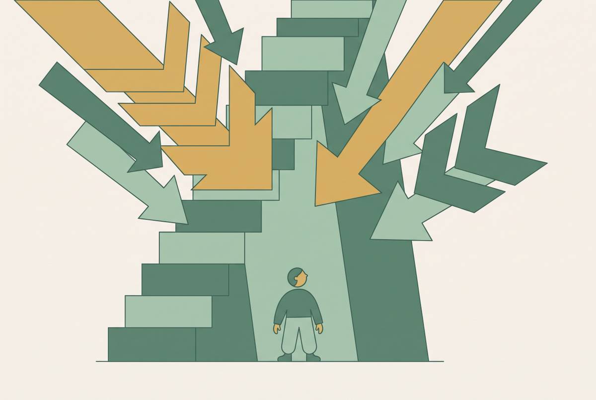 Cover illustration for “Fitness Culture Pressures That Make Beginners Quit”