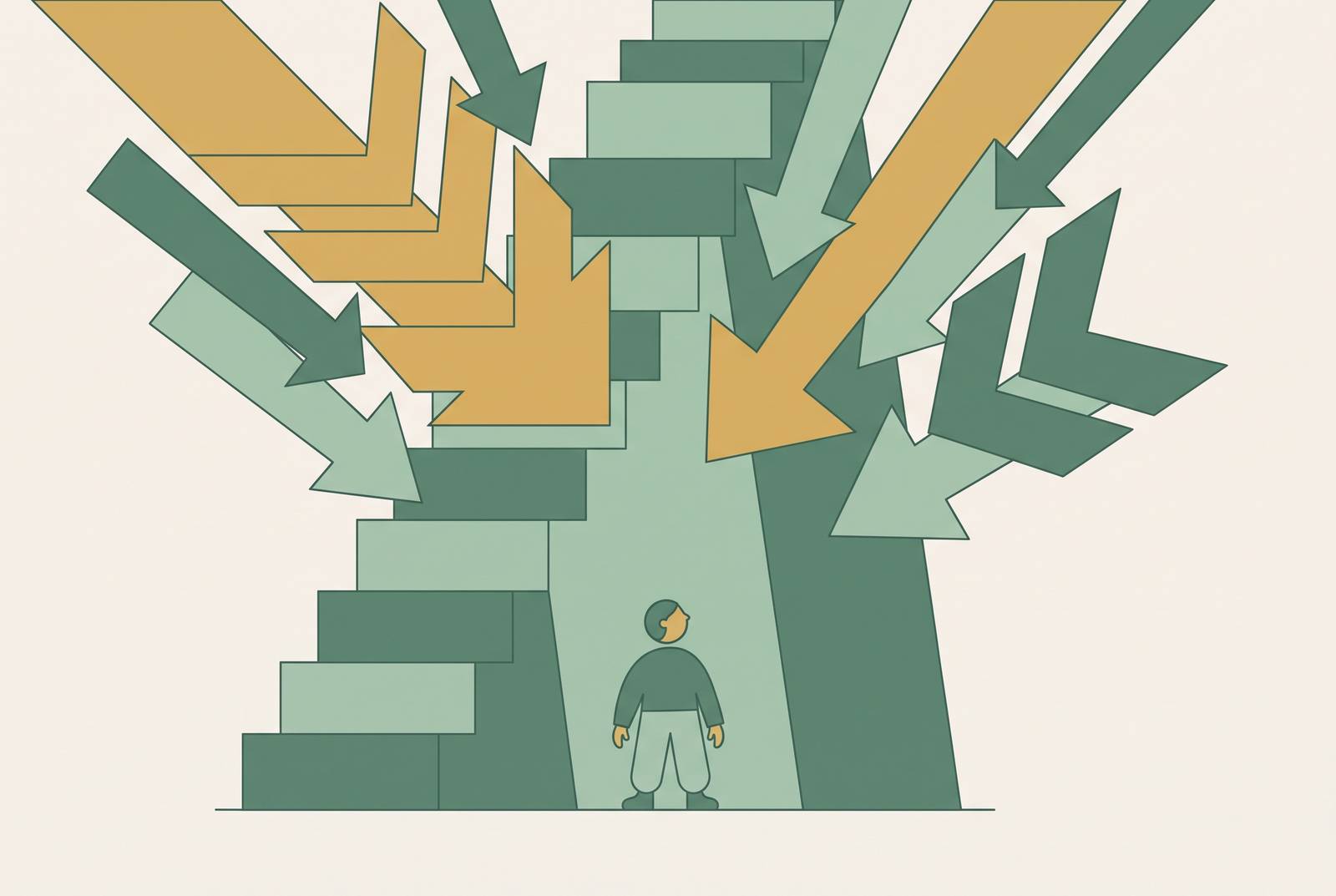 Cover illustration for “Fitness Culture Pressures That Make Beginners Quit”