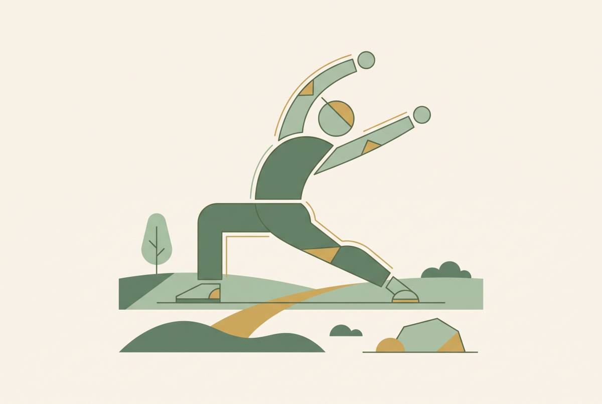 Cover illustration for “Exercising Without Tracking Apps or Wearables”