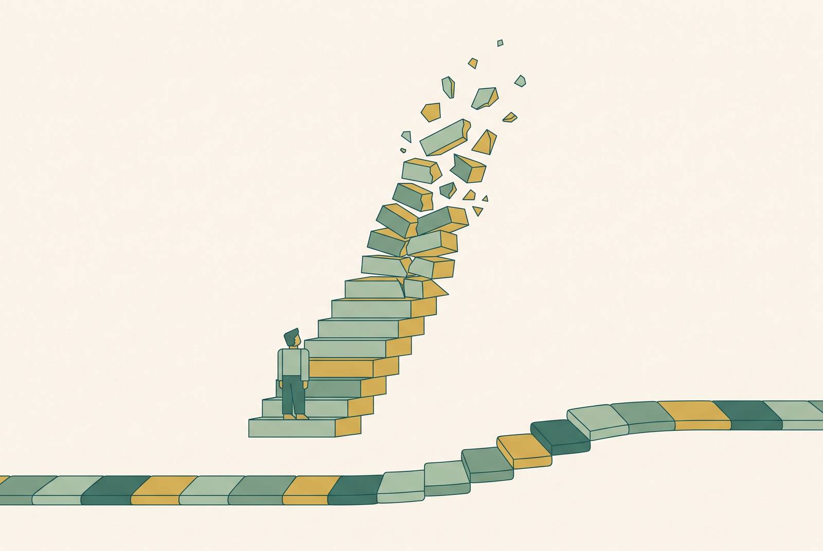 Cover illustration for “How Fitness Perfectionism Kills Long-Term Consistency”